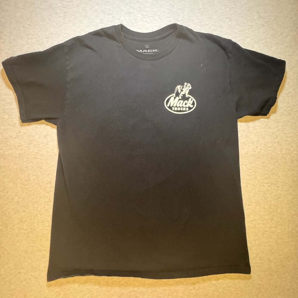 Mack Trucks Official Licensed Merchandise Black Graphic T-Shirt Large